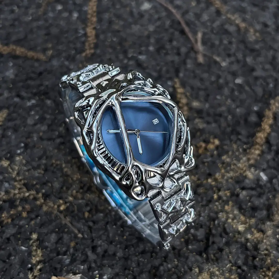 Millennium Y2K Watch Men's Spider Web Alabaster European and American High-End Waterproof Cross-Border Popular Men's Watch