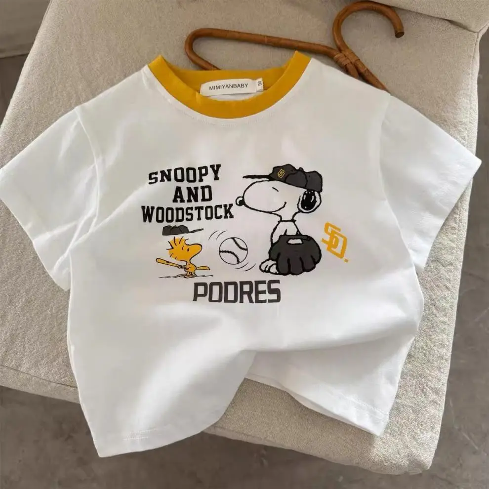 Children Cartoon T-Shirts 2025 Summer Boys Girls Japanese Style — feature 6