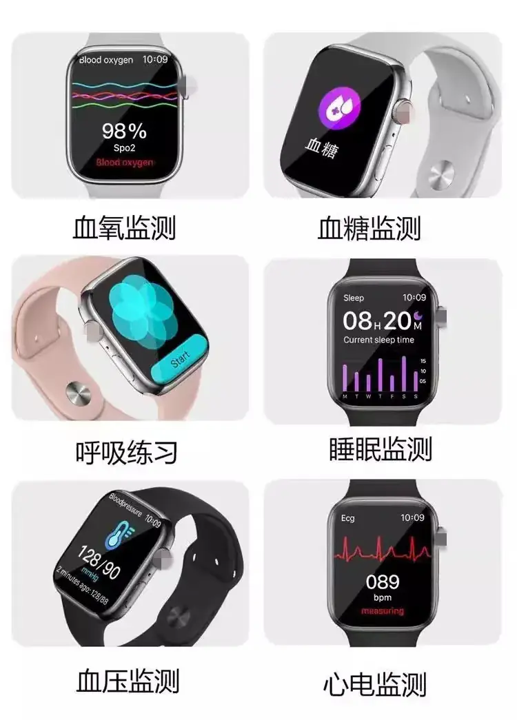 Smart Watch Blood Glucose Monitor with Heart Rate & Exercise Tracking — feature 17