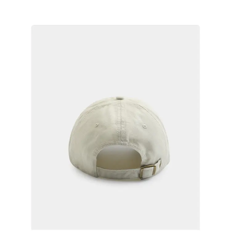 Black Distressed Baseball Cap for Women Men Korean Style Casual — feature 12