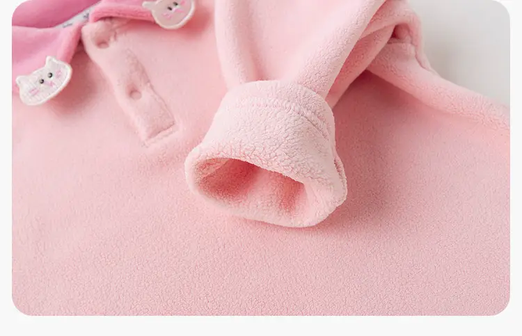 Duduia Kids Long Sleeve T-Shirt Yellow Polo Collar — feature 17
