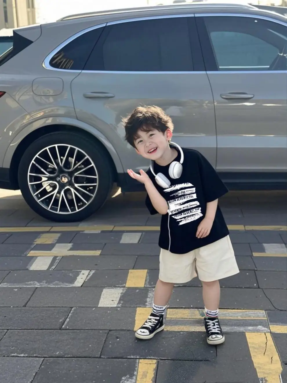 Cool Printed T-Shirt Set for Boys Summer Wear — feature 5