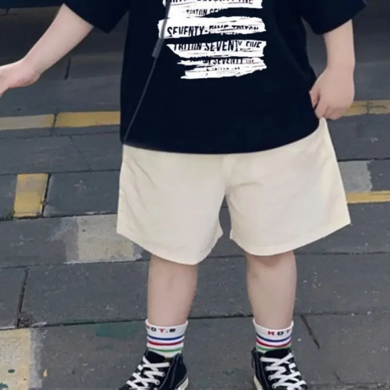 Cool Printed T-Shirt Set for Boys Summer Wear - Image 9