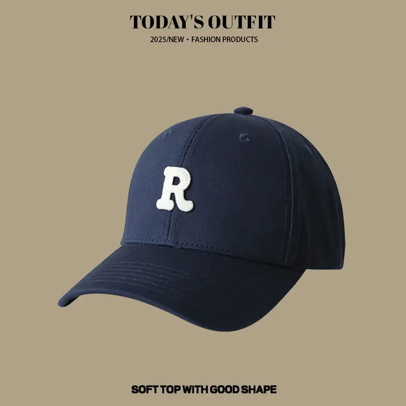 2025 Korean Style Pink Baseball Cap with Wide Brim - Image 2