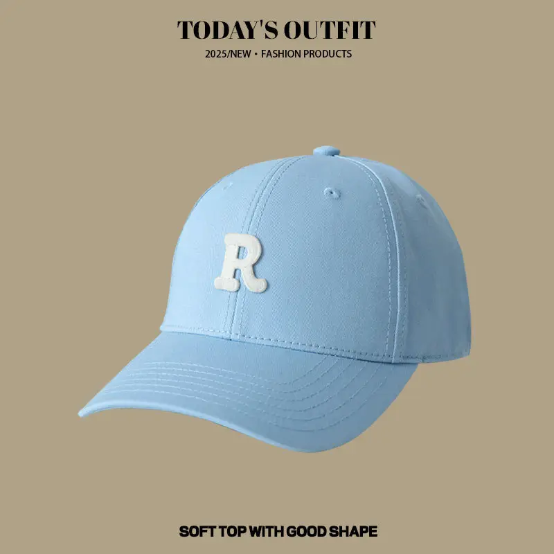 2025 Korean Style Pink Baseball Cap with Wide Brim - Image 9