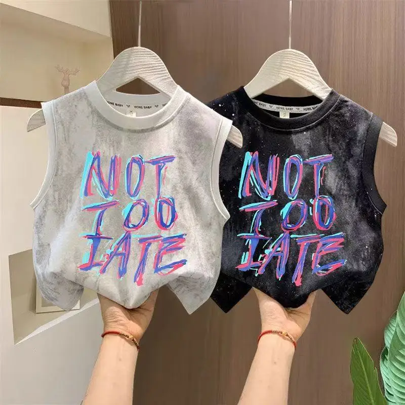 Boys Sleeveless Tie-Dye T-Shirt 2025 — feature 2