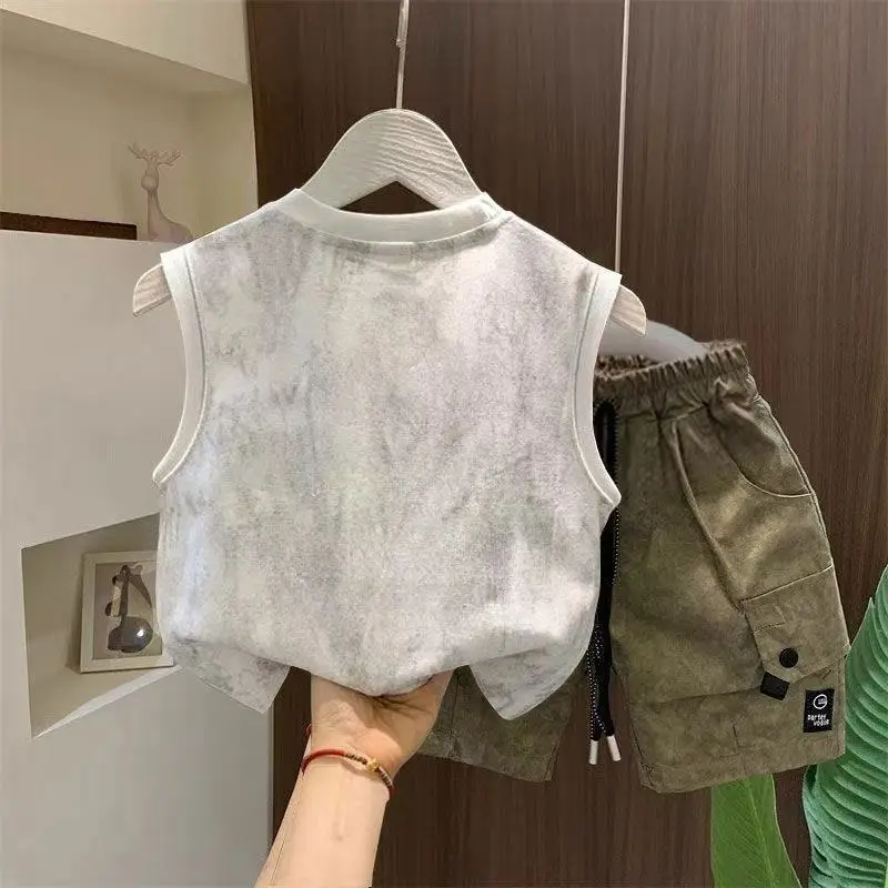 Boys Sleeveless Tie-Dye T-Shirt 2025 — feature 5