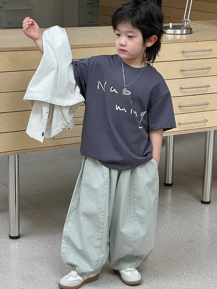 Kids Summer T-Shirt Short Sleeve Casual Wear - Image 6