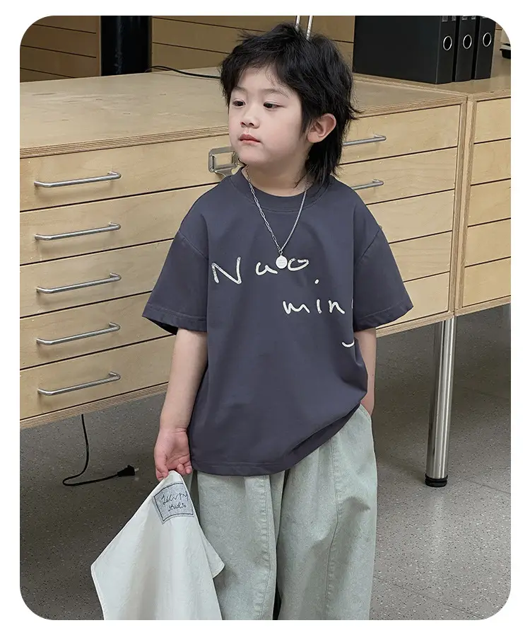 Kids Summer T-Shirt Short Sleeve Casual Wear — feature 11