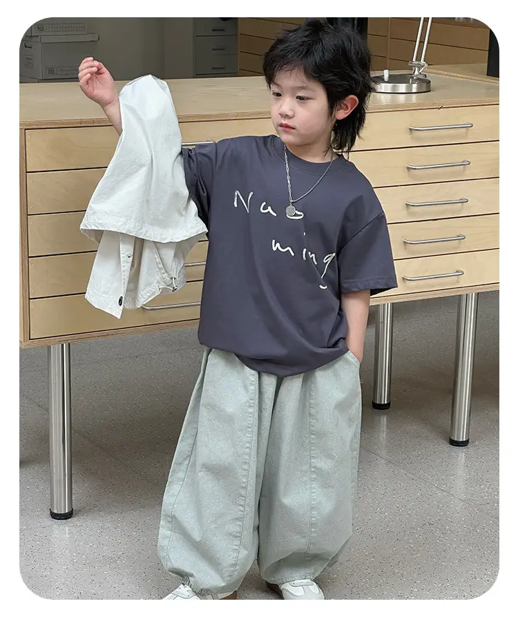 Kids Summer T-Shirt Short Sleeve Casual Wear — feature 12