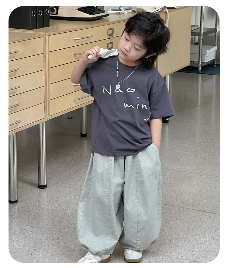 Kids Summer T-Shirt Short Sleeve Casual Wear — feature 13