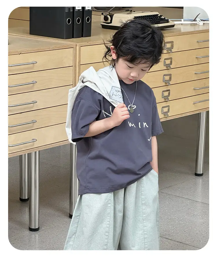 Kids Summer T-Shirt Short Sleeve Casual Wear — feature 15