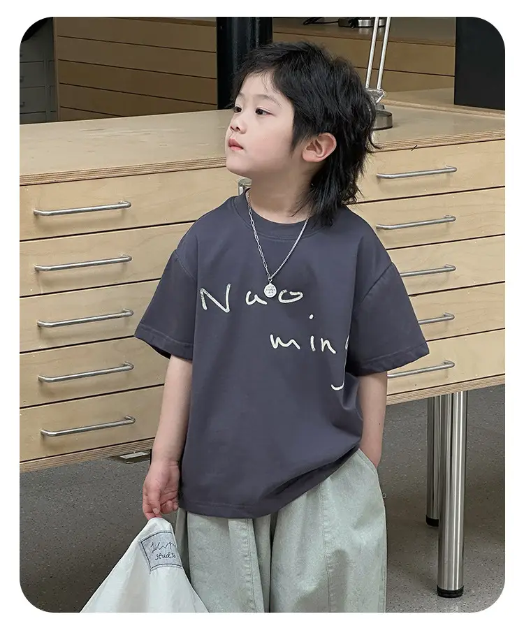 Kids Summer T-Shirt Short Sleeve Casual Wear — feature 16