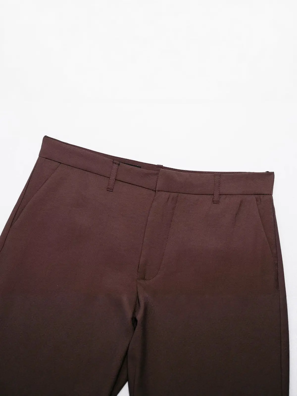 Women's Belted Suit Jacket & Shorts Set Brown - Image 5