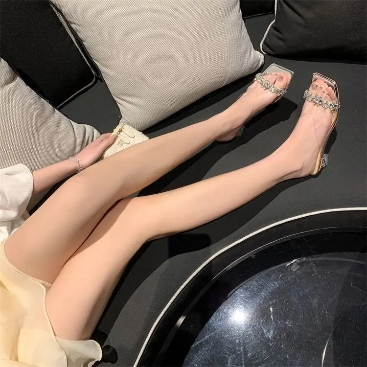 Crystal High Heel Sandals for Women 2025 Summer — feature 12