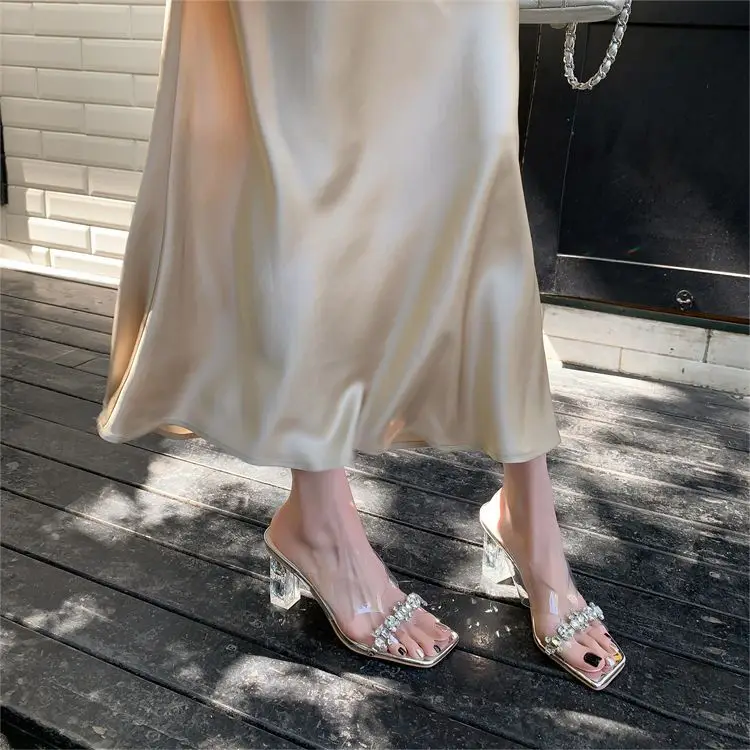 Crystal High Heel Sandals for Women 2025 Summer — feature 17