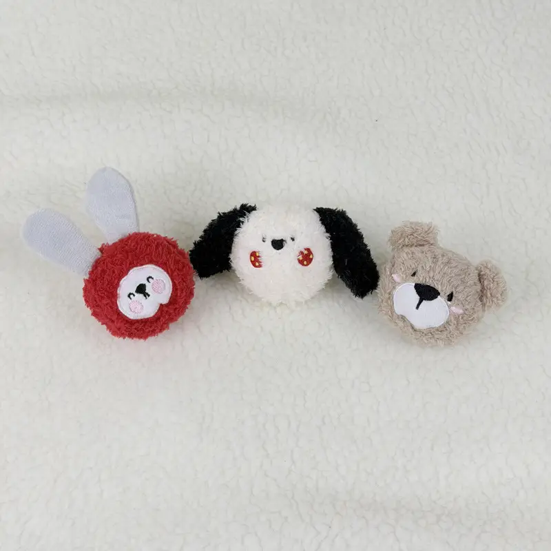 Pet Teething and Chewing Bb Cute Animal Shaped Elastic Ball Sound Toy Thorn Ball Bichon Teddy Amazon