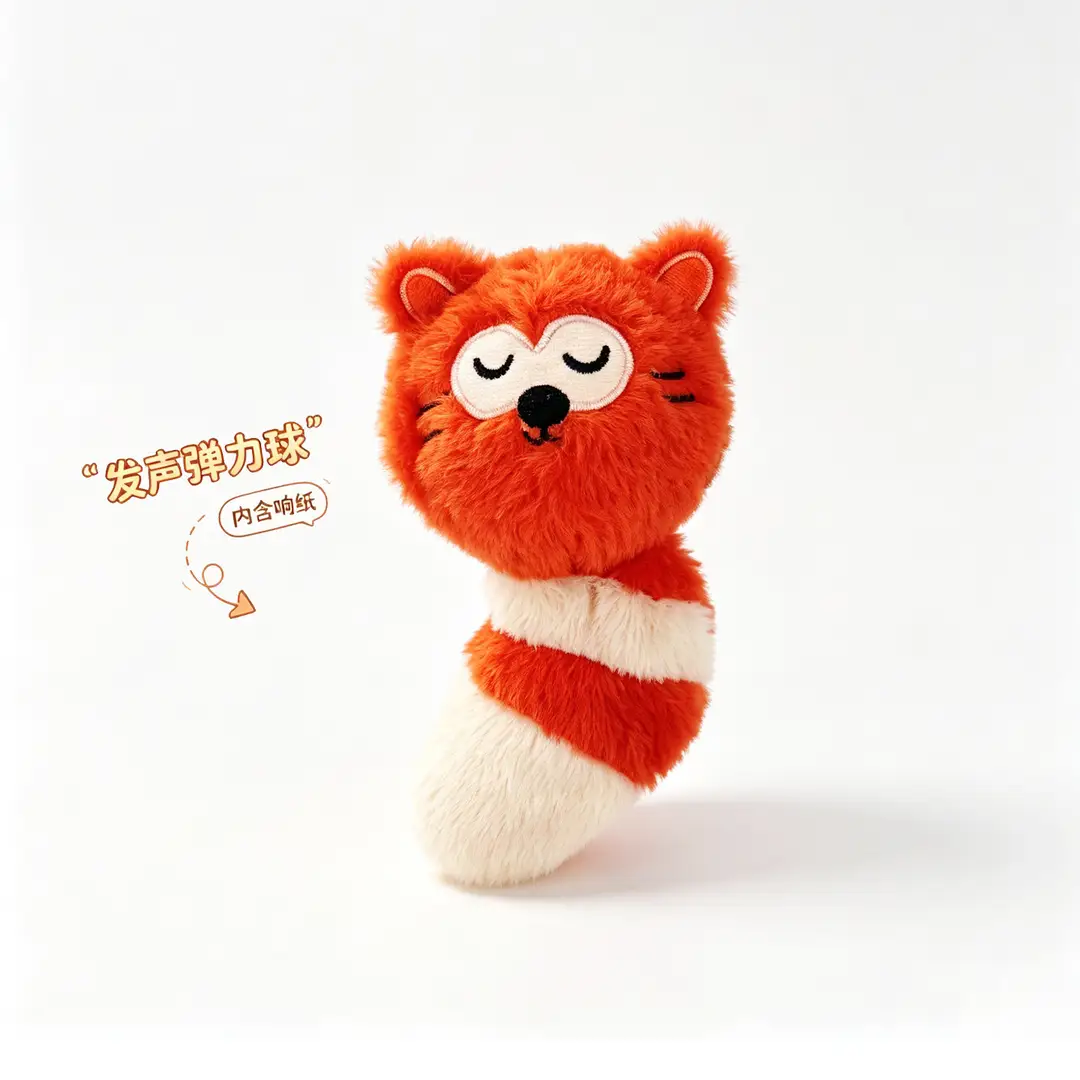 Pet Teething and Chewing Bb Cute Animal Shaped Elastic Ball Sound Toy Thorn Ball Bichon Teddy Amazon