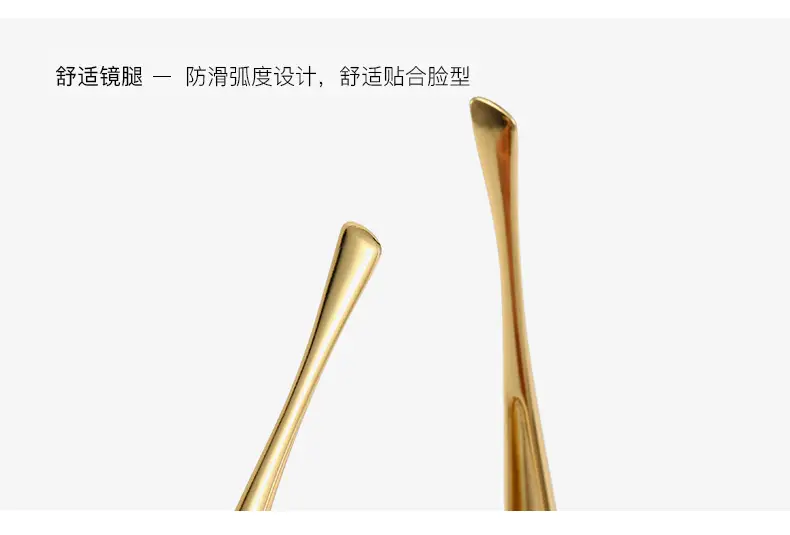 Oval Metal Sunglasses for Women Men High End Fashion Driving — feature 10