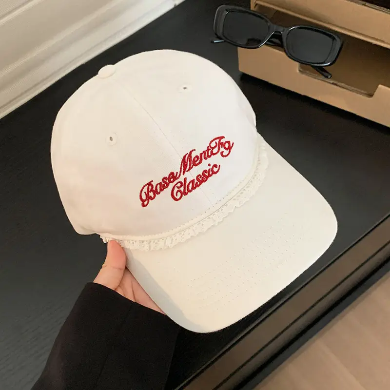 Sweet Cool Spicy Girl Baseball Cap Black Pink Duckbill Sunshade - Image 2