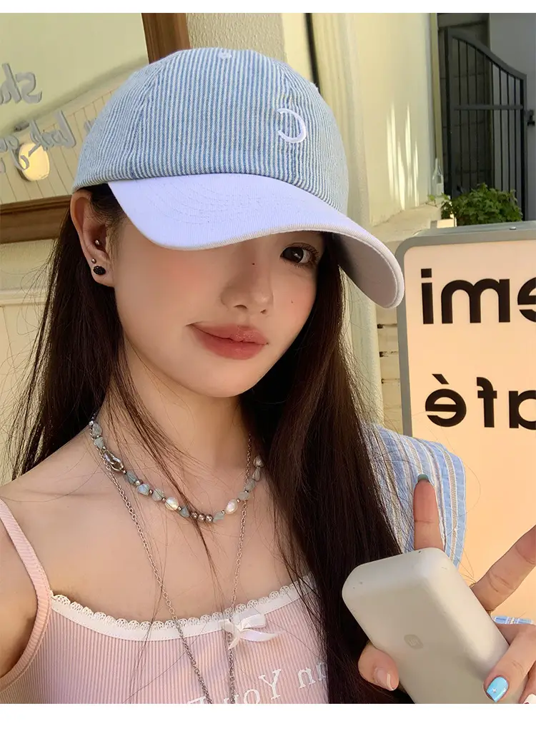 Women Baseball Cap with American Letter Embroidery — feature 7