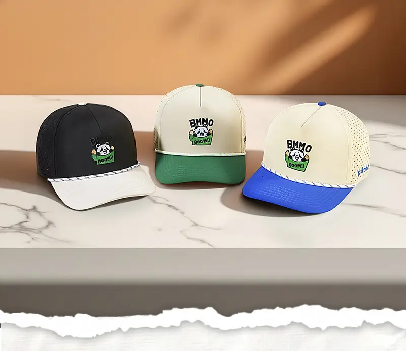Summer Cartoon Duck Cap Green White Breathable 5-Page Top — feature 8