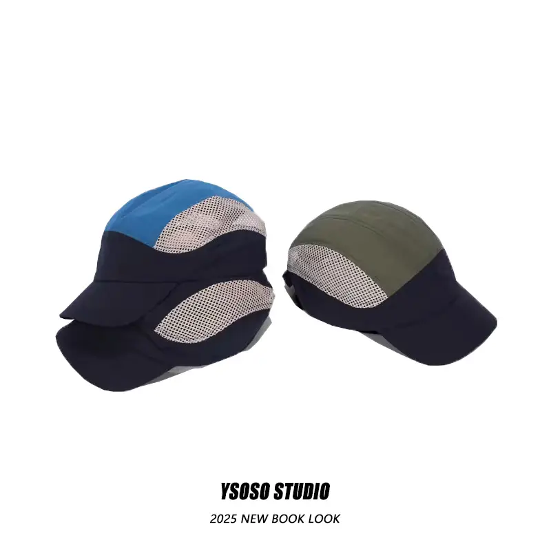Retro Mesh Peaked Cap Summer Cycling Camping — feature 2