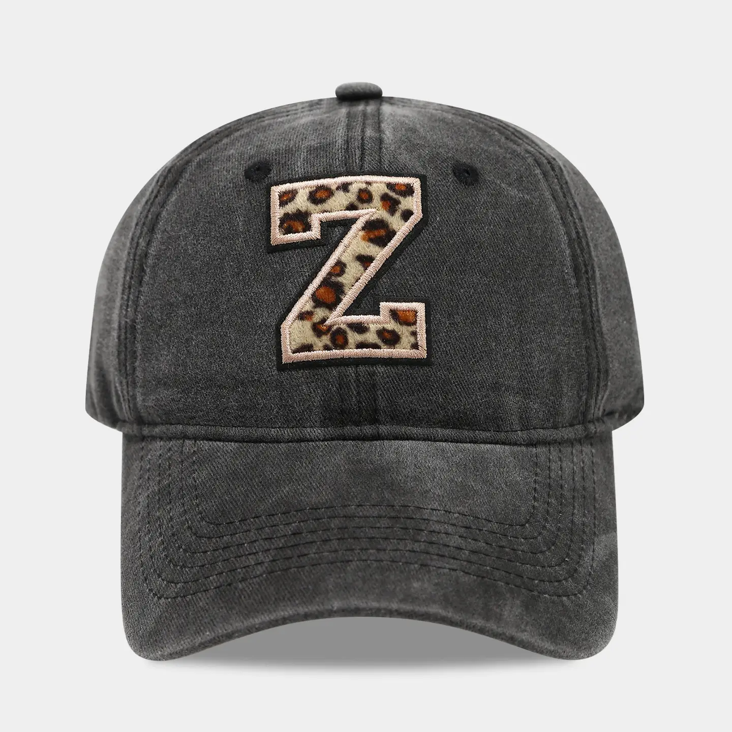 Black Leopard Print Baseball Cap for Women - Image 26