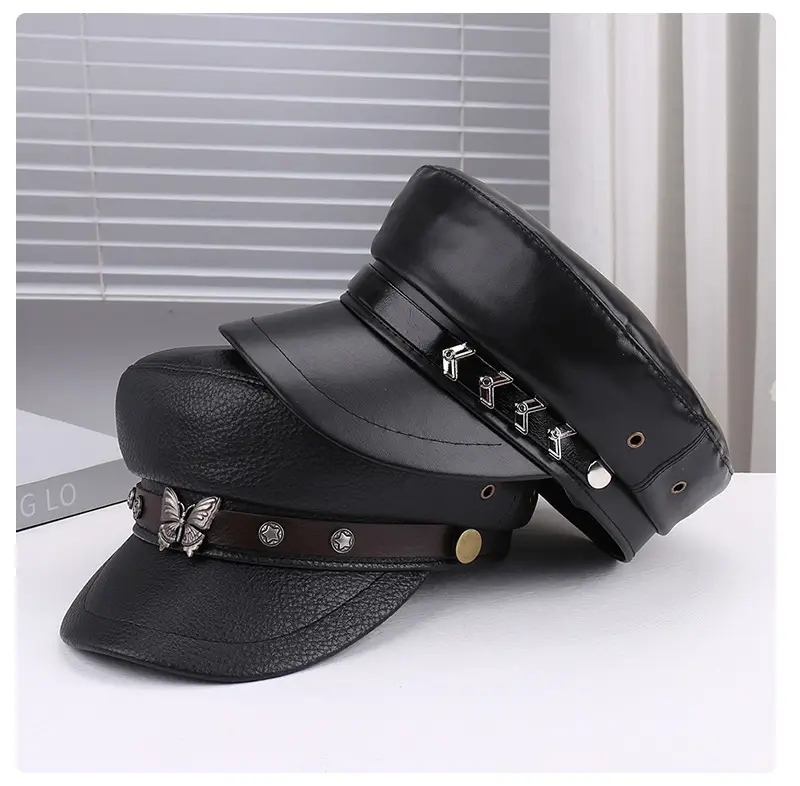 Black Leather Chain Strap Heel Sandals for Women — feature 31