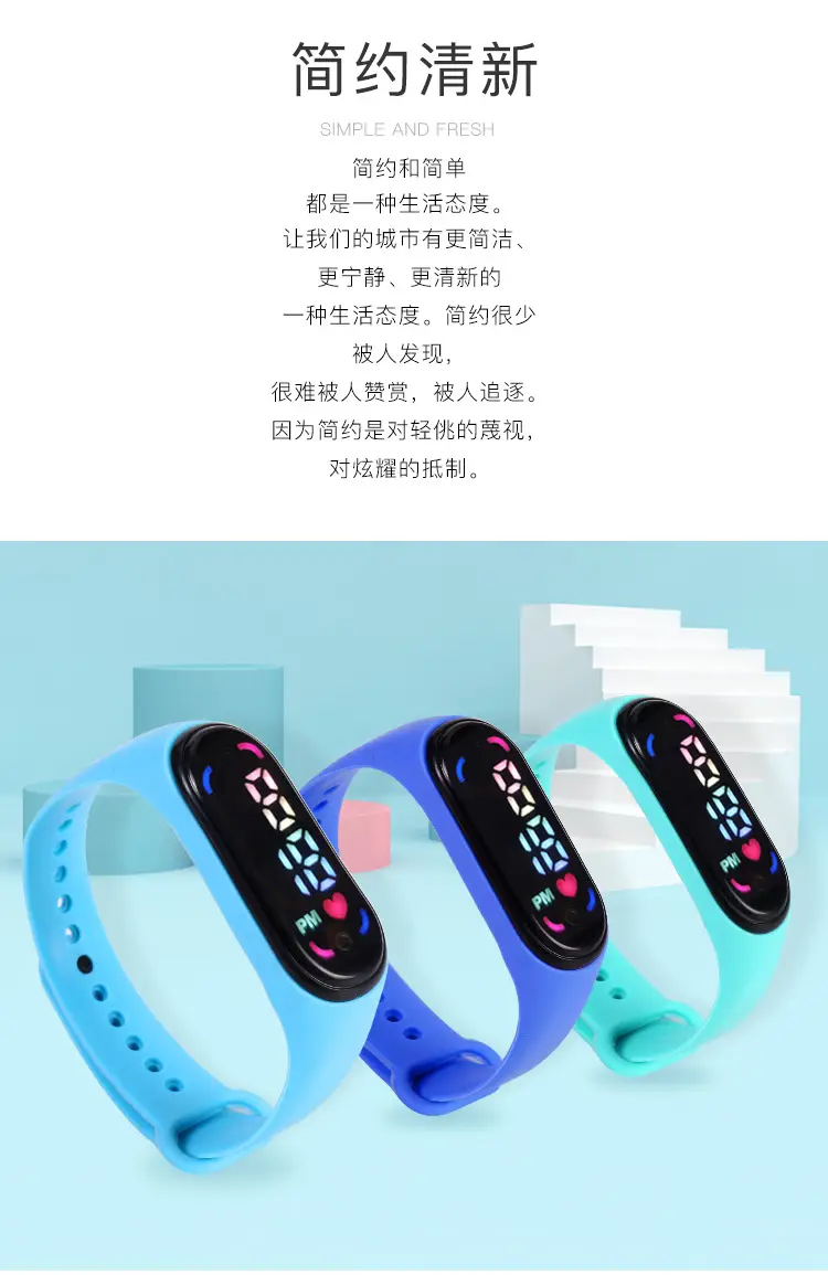 Touch Waterproof Fashion Watch for Students — feature 2