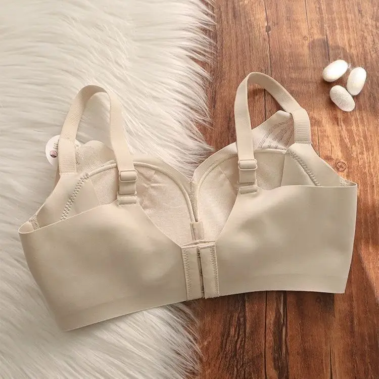 Super Soft Seamless Intimates for Women with Small Breasts, Push-Up, Comfortable, Anti-Sagging, Wire-Free Adjustable Autumn and Winter Bra