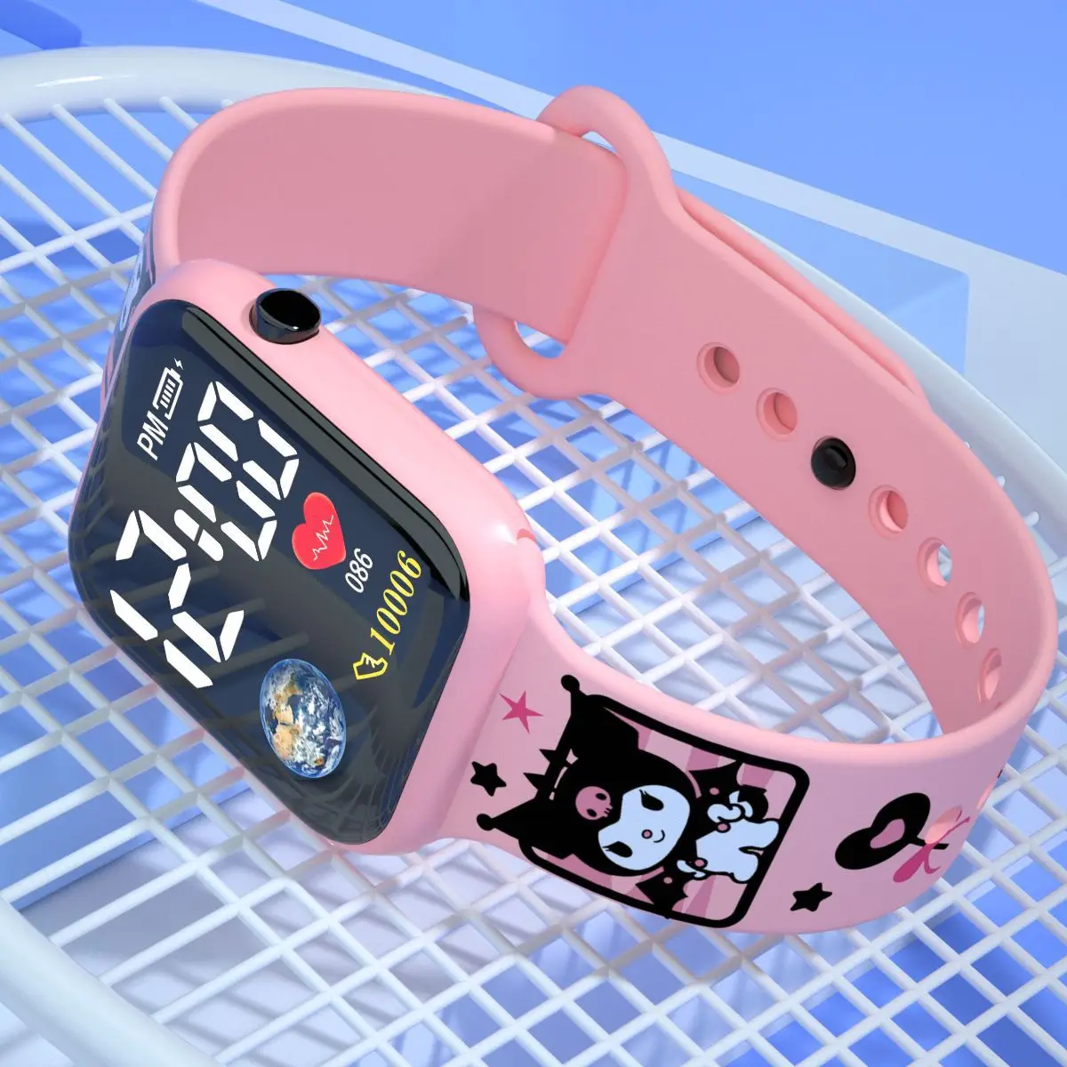 New Cartoon Print Digital Watch for Kids - Image 15