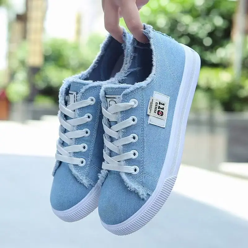 2025 New Spring Canvas Shoes for Women Korean Style White - Image 11