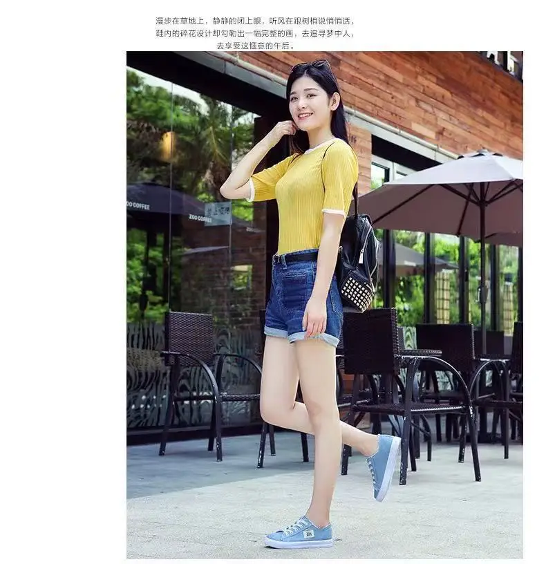 2025 New Spring Canvas Shoes for Women Korean Style White — feature 7