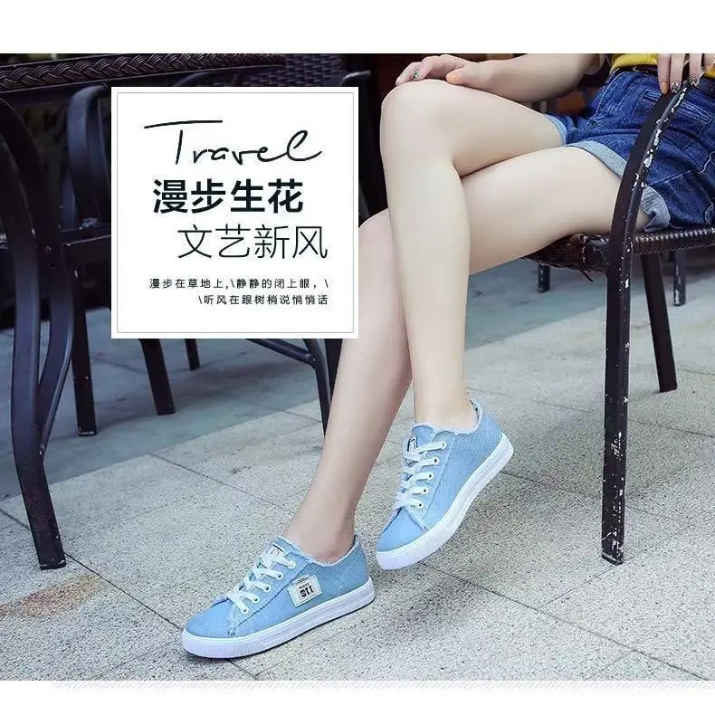 2025 New Spring Canvas Shoes for Women Korean Style White — feature 9