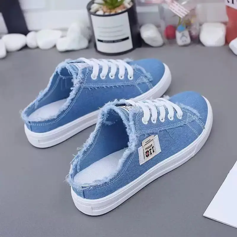 2025 New Spring Canvas Shoes for Women Korean Style White - Image 4