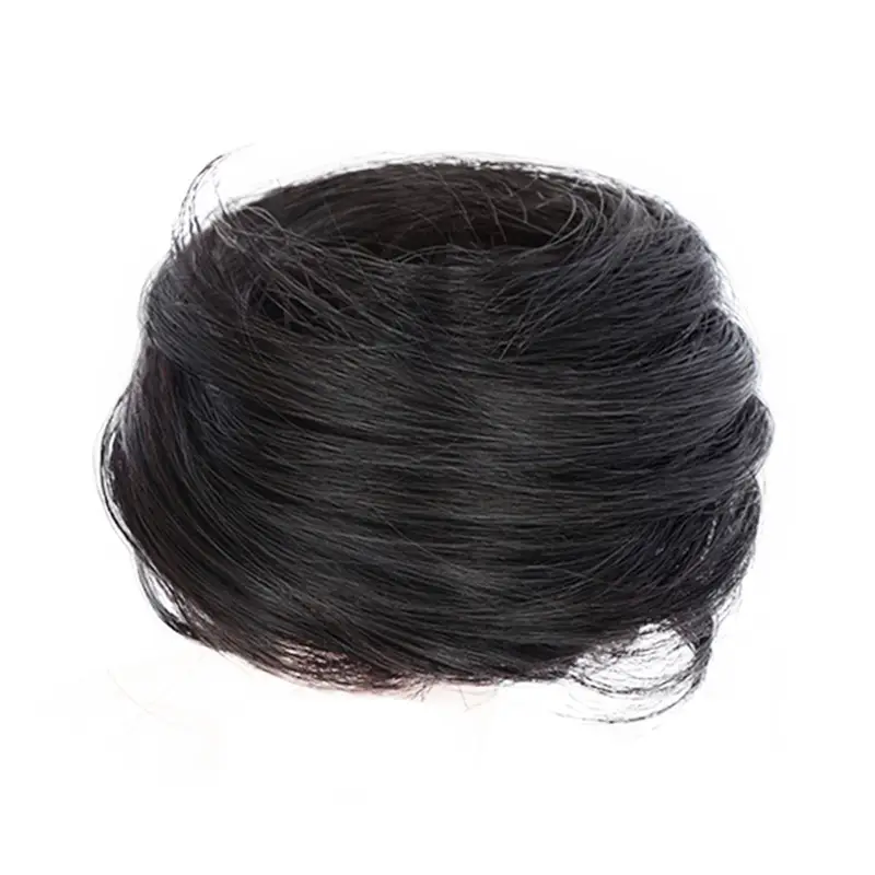Wig Bun for Women with Curly Hair, Natural Fluffy Artificial Hair Bun, Curly Hair Wig Bun, Straight Hair Bun - Image 13