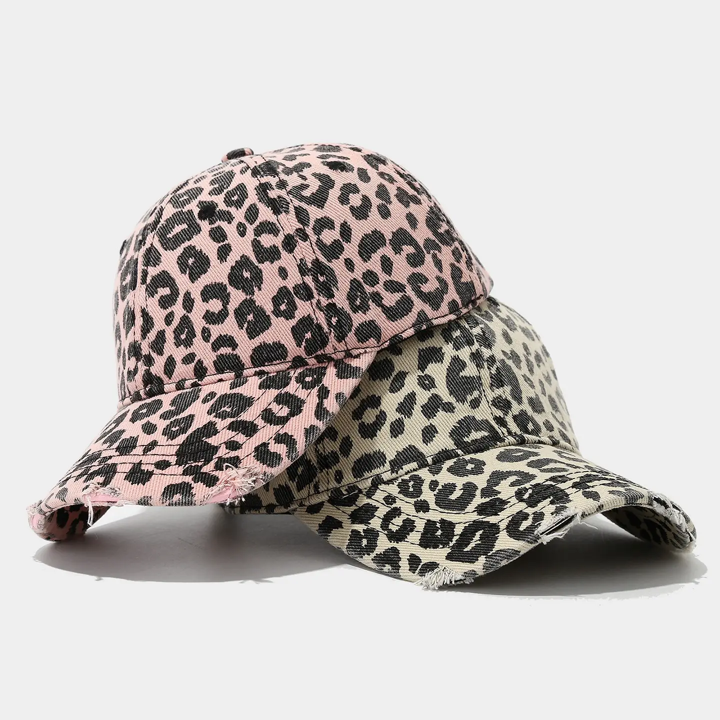 Vintage Leopard Print Baseball Cap Unisex Hot Girl Style - Image 8