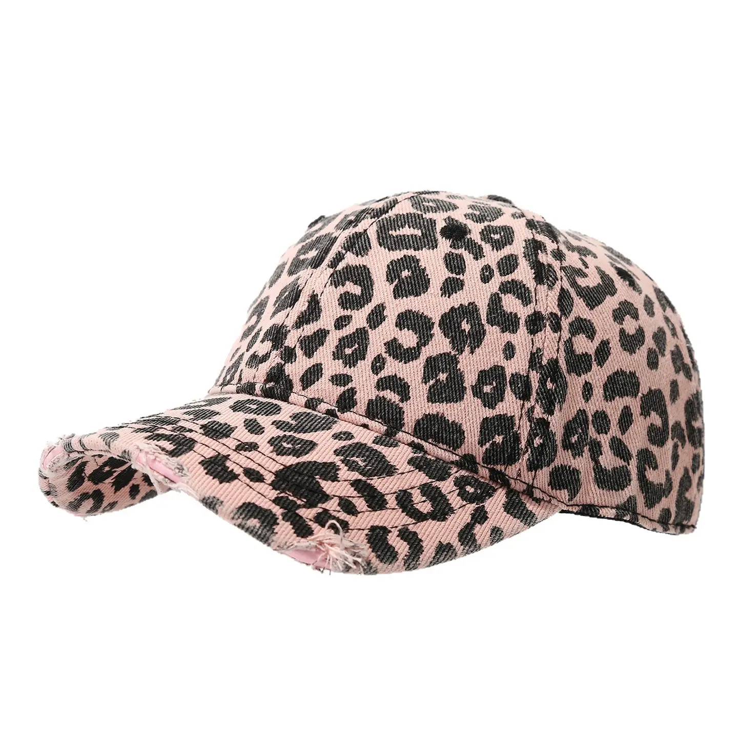 Vintage Leopard Print Baseball Cap Unisex Hot Girl Style - Image 9