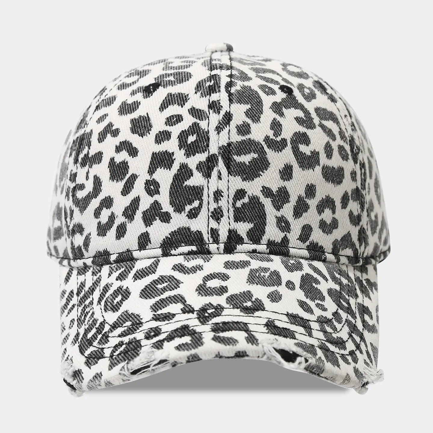 Vintage Leopard Print Baseball Cap Unisex Hot Girl Style
