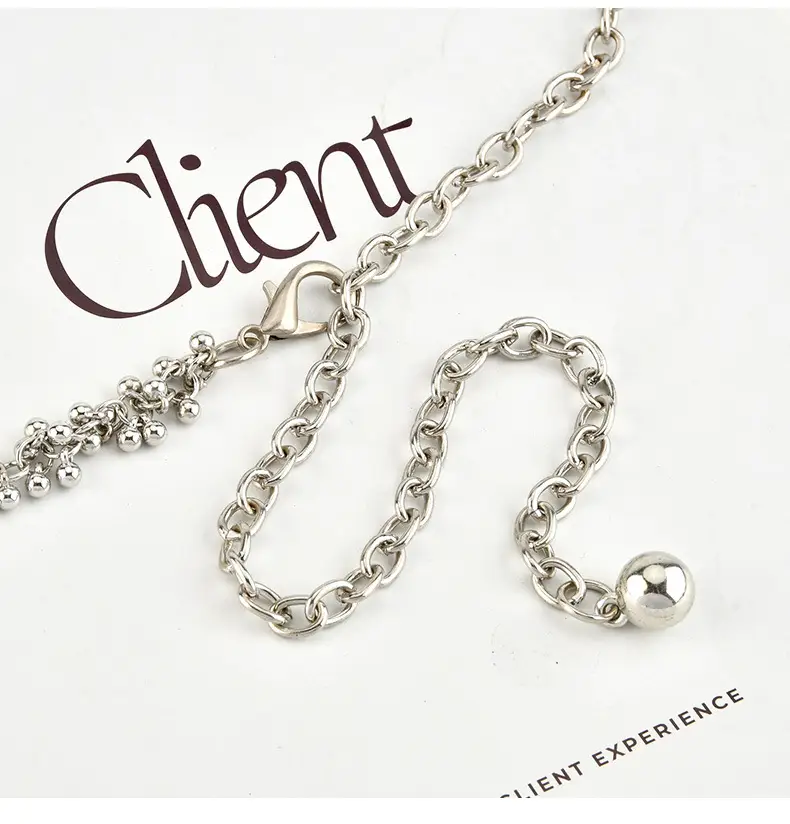 French Retro Silver Waist Chain for Women — feature 7