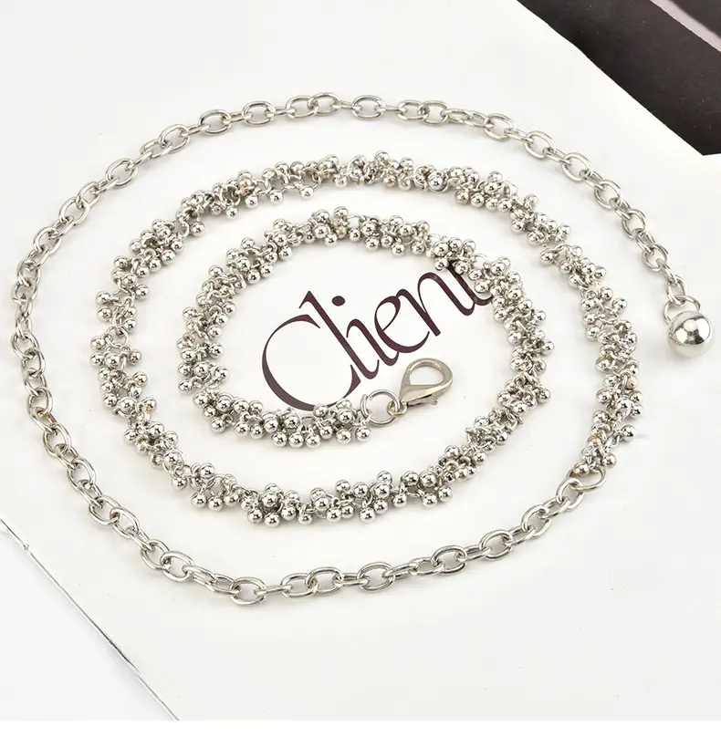 French Retro Silver Waist Chain for Women — feature 8