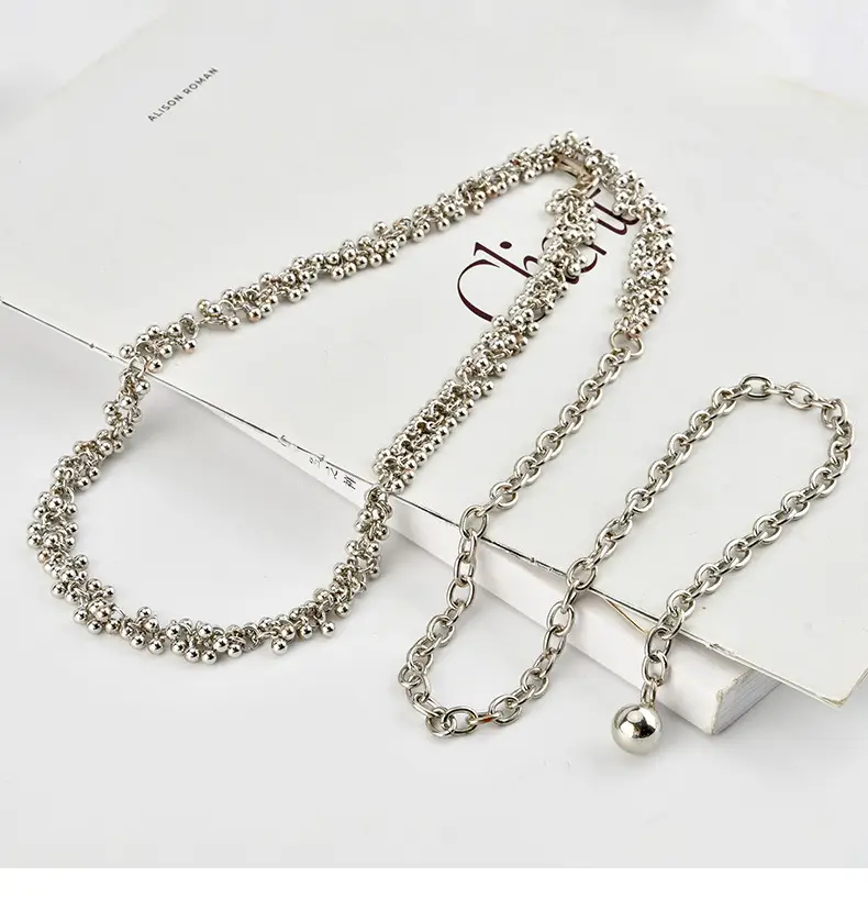 French Retro Silver Waist Chain for Women — feature 9