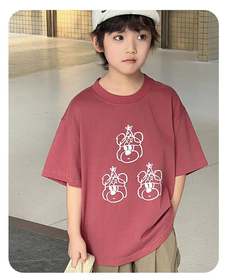 Kids Korean Style 2025 Summer T-Shirt Medium Small — feature 10