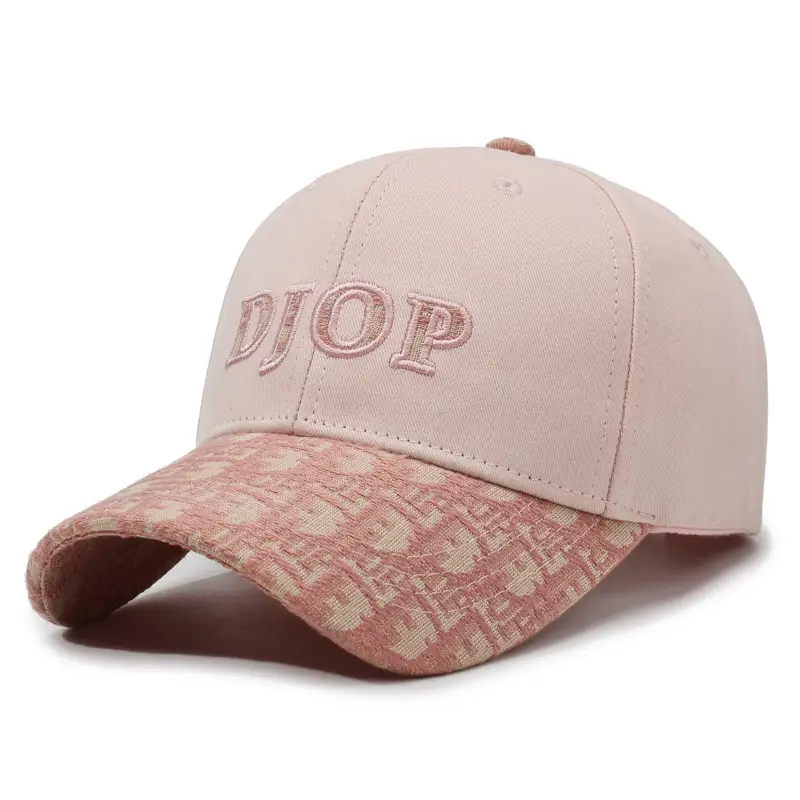 Korean Embroidered Baseball Caps for Women - Image 3