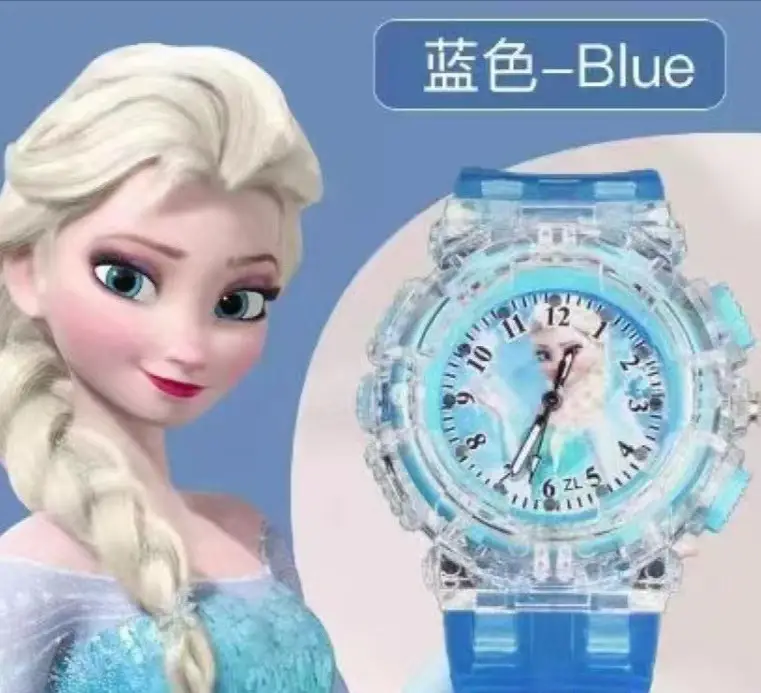 Summer Cartoon Watch for Girls Luminous Flashing Pink Box — feature 10