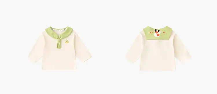 Boy's Striped Collar T-Shirt Spring Outfit — feature 13