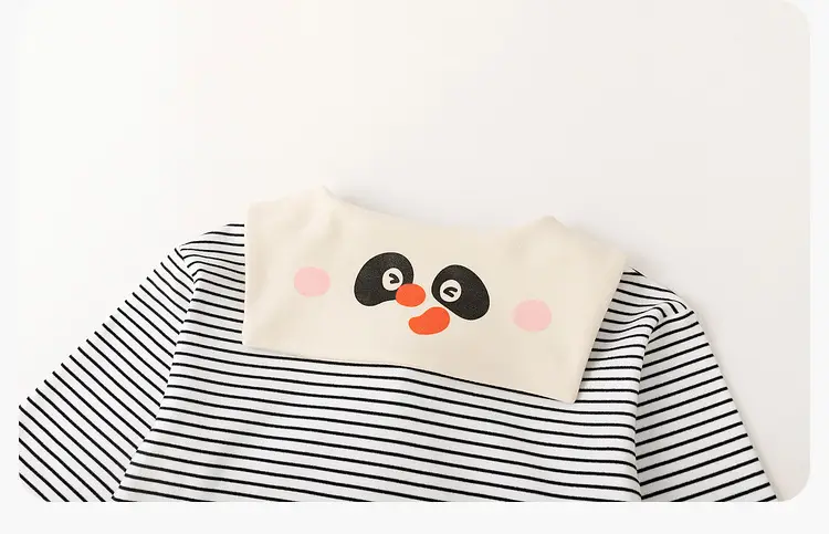 Boy's Striped Collar T-Shirt Spring Outfit — feature 28