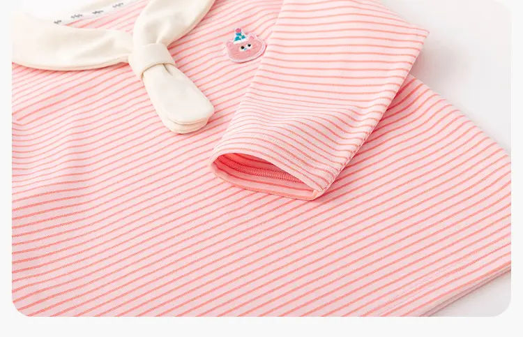 Boy's Striped Collar T-Shirt Spring Outfit — feature 35