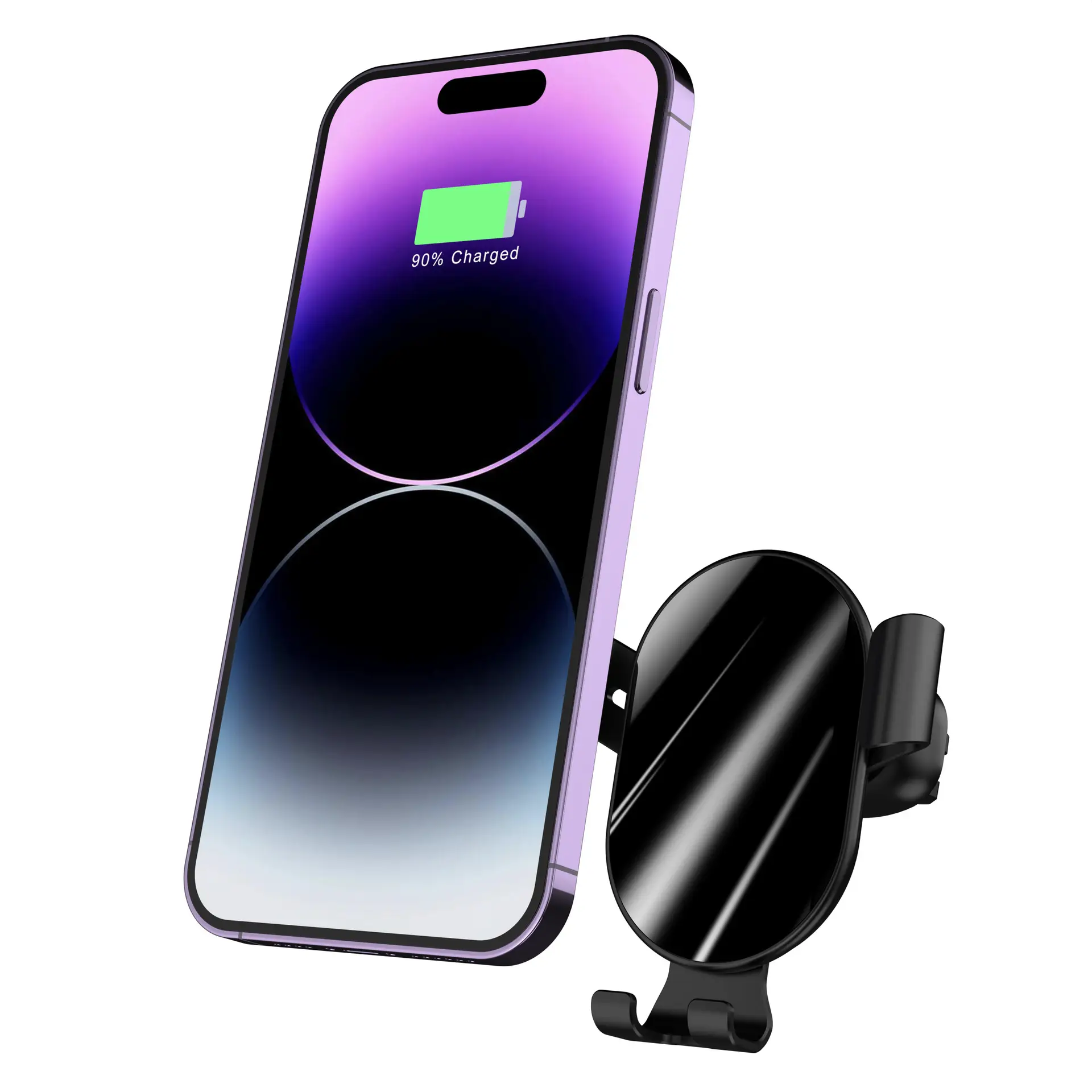 15W Magnetic Car Phone Holder with Gravity Sensor — feature 12